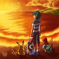 dragonbonez:I would absolutely love if my son Ash ever brought his older pokemon to Alola. Especially the three starters because heck yeah classic is classic.