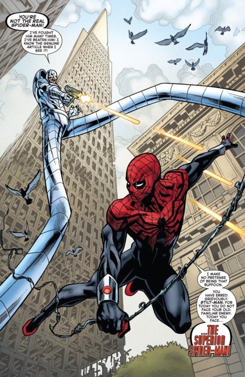 Otto Octavius leaves the moniker of Doctor Octopus behind and once again becomes The Superior Spider