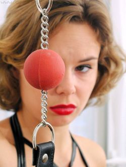 aoififi:  exec2sec: Why no, of course you don’t have to wear the gag. But do you want the job or don’t you … . ?  ‘Think of it as a way to help your workplace productivity,’ they said.  ‘Think of how much it will help you focus in meetings,’