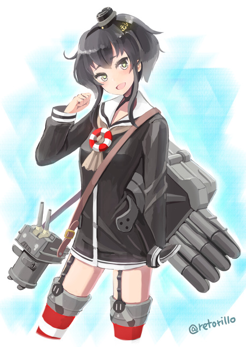 retorillo:  Tokitsukaze x Amatsukaze  Twitter Pixiv DeviantART 