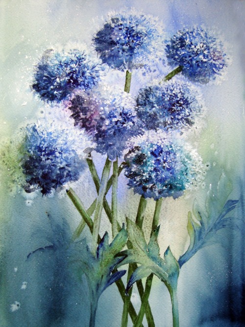 floralls:floral watercolors by   Yvonne Harry