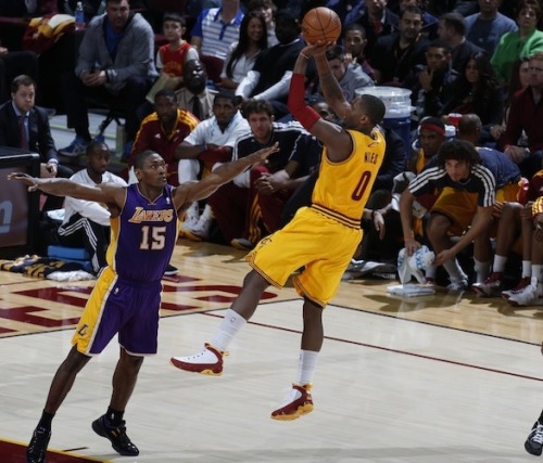 ron ron vs cj miles im liking the cavs colorway on the jordan 9’s