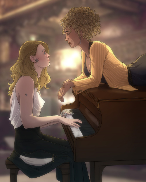 regionalpancake:“Play it for me?” Raffi asked simply.Commission by the amazing @annasassiart, based 