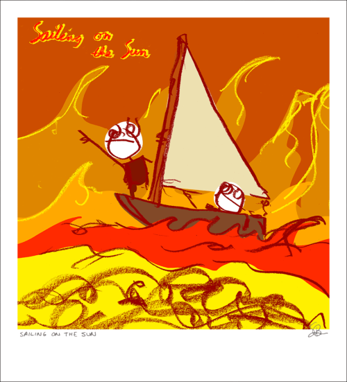 Porn Pics explodingdog:  Sailing on the Sun 