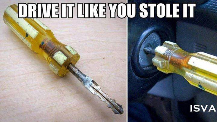 meme4u:  drive it like you stole it 