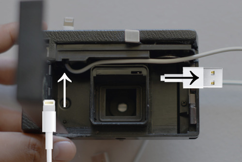 photojojo:  DIY: Turn an Old Camera into a Retro Phone Dock! Remember that camera you once loved but broke somewhere along your many escapades?  Instead of letting it collect dust or throwing it away (gasp!), this tutorial will help you turn it into a