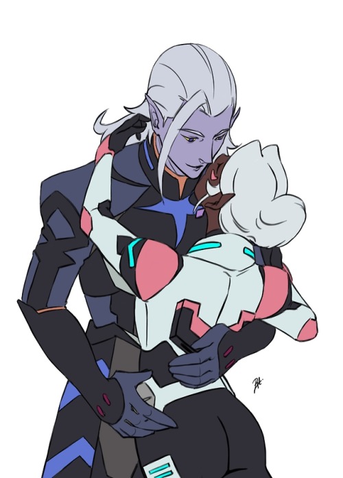 laura-portoles7: Another drawing of them (Lotor and Allura) I did It :) #LotorDeservedBetter 