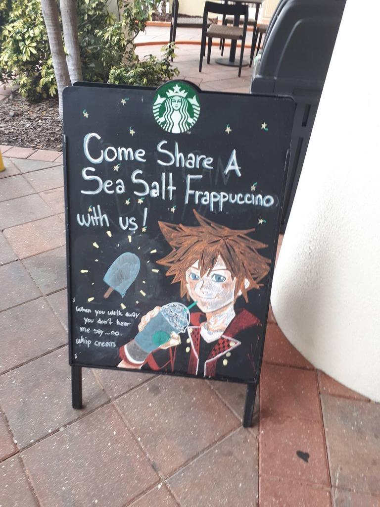 nipahdubs:  Sea Salt Frap is now my favorite Starbucks drink &lt;3