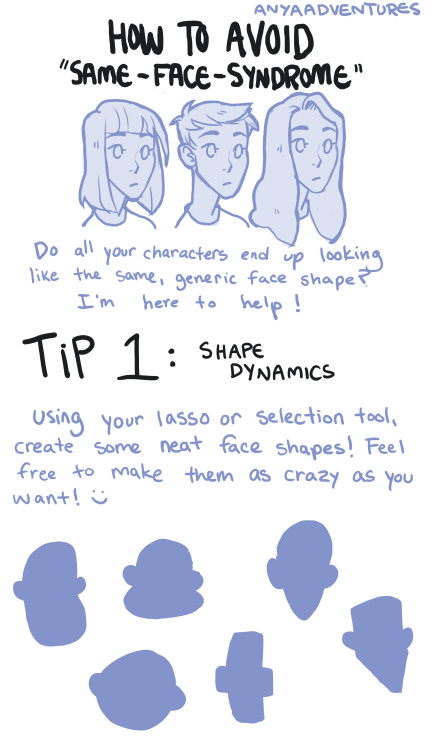anyaadventures:  This is something I need to work on as well, so it was good practice for me!  I hope this helps some of you that also struggle with same-face-syndrome! TLDR:  Just look at Jim Flora’s artwork and study from that ;)  