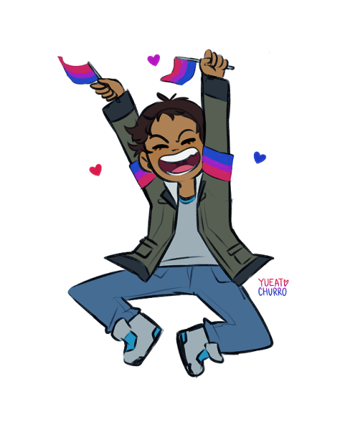churroscribs: Last minute pride art! really last minute because I didn’t even get to finish Sh