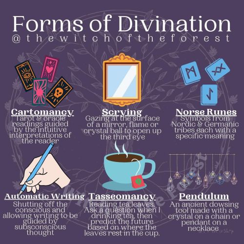 Divination is defined as the practice of seeking knowledge of the future or the unknown by supernatu