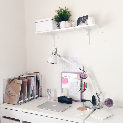 dellstudies: My study desk. Still have some things to work on but for the most part I’m happy 