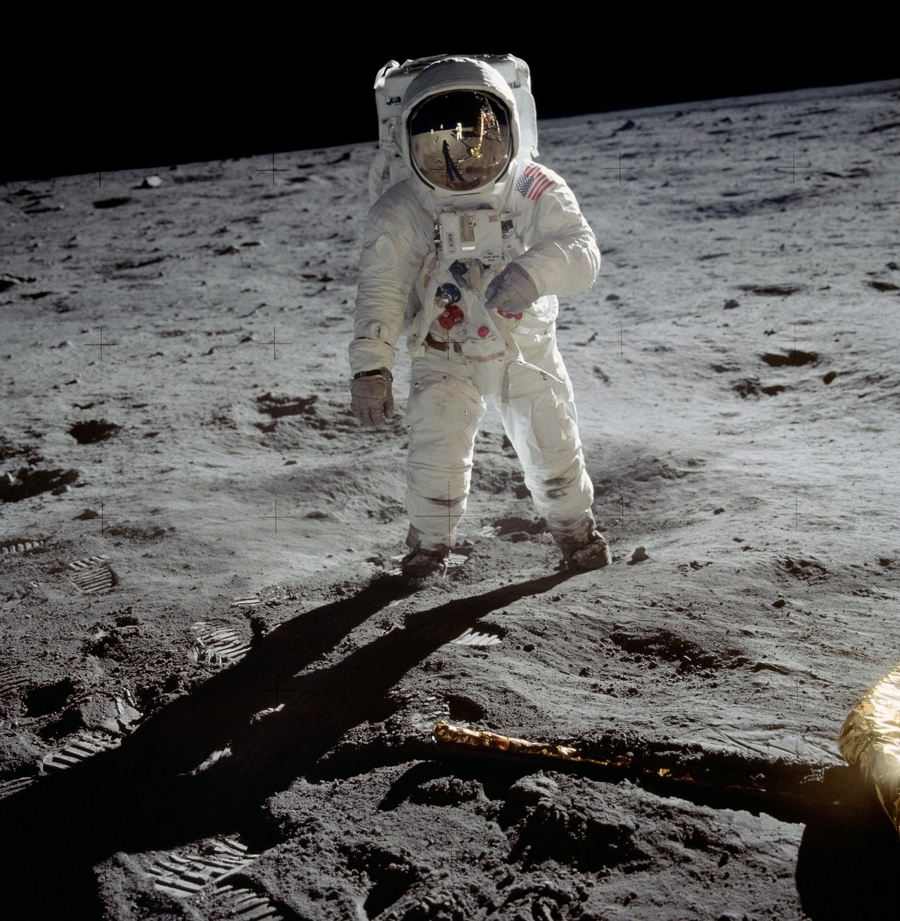 wonders-of-the-cosmos:   July 20, 1969: One Giant Leap For Mankind   ☽ ☾  