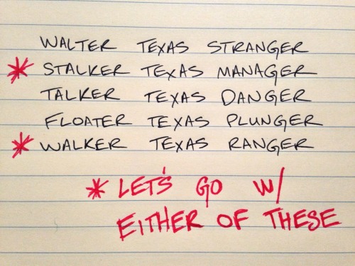 Walker, Texas Ranger, created by Christopher Canaan. 1993.Submission by Greg Hess. Follow him here!P