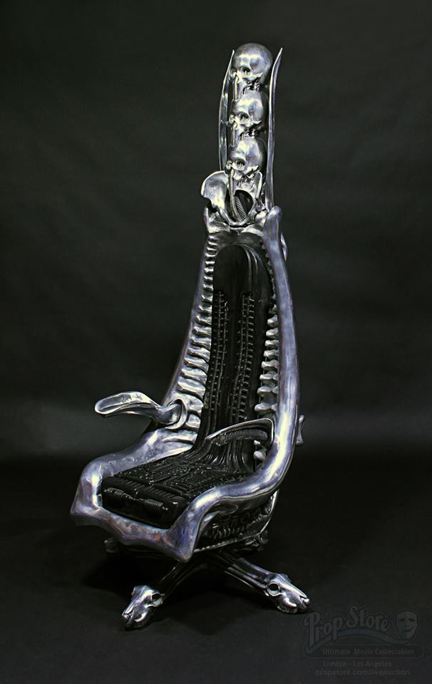 thefabulousweirdtrotters:  H R Giger - Giger-Owned Aluminium Harkonnen “Capo”