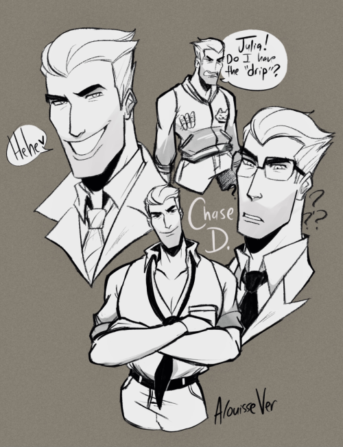 alouissever: I’m a big fan of Chase and wanted to sketch him for the q&amp;a that happened