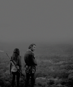 daily-walkers:  Rick and Michonne in new