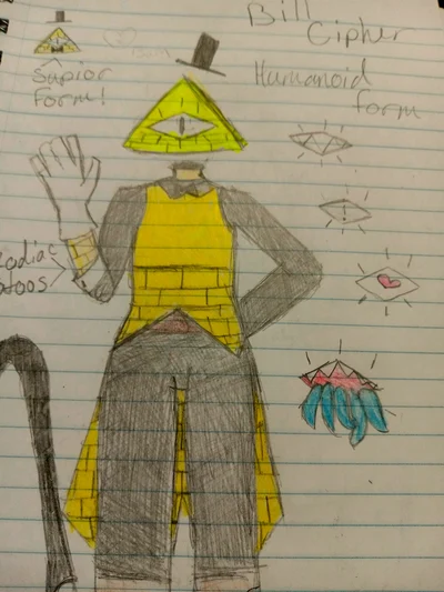 I Drew My Head Cannons For The Triangle Guy!!!!