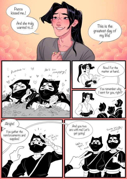  Updated “Pucca: Clean Slate:” yesterday/today~! Page 10!  Read it here~Deviantart: http