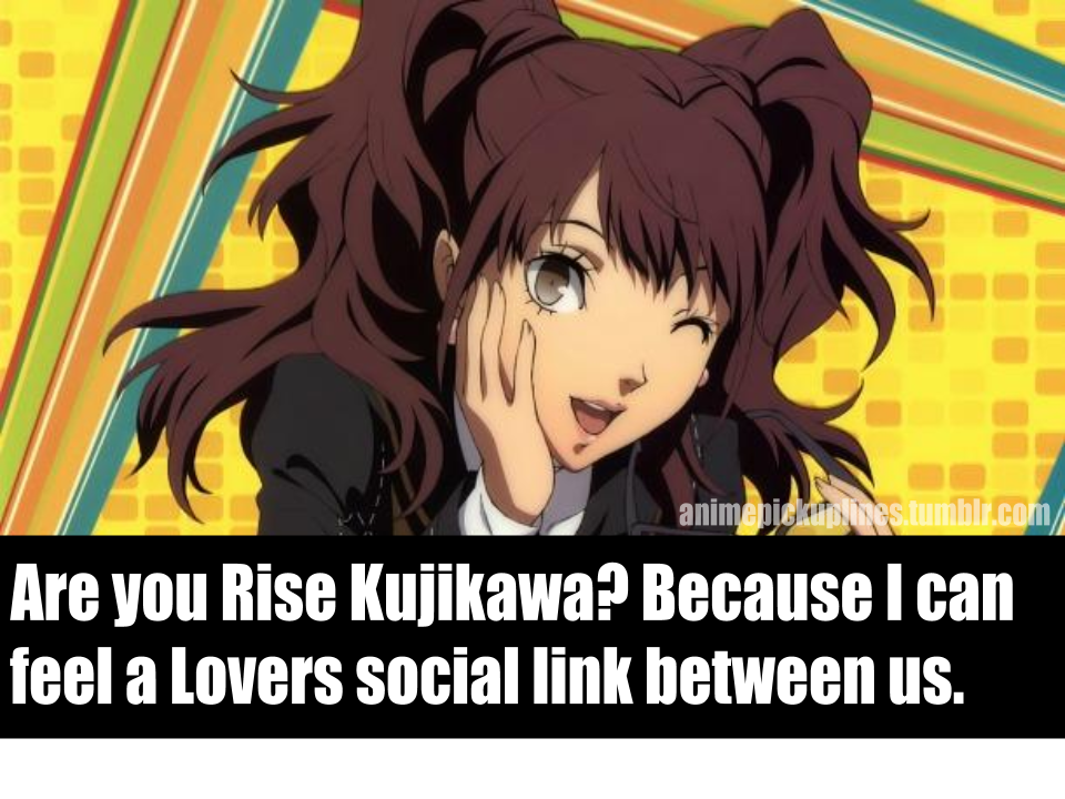 Anime Pickup Lines — You have to go out with me: King's orders.