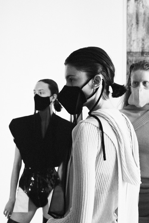 FACE MASKS AVAILABLE NOW EXCLUSIVELY AT RICK OWENS FLAGSHIPS STORES