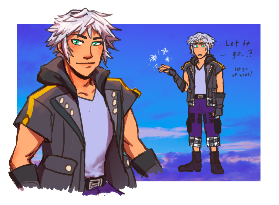 fara-arts:  So i was listening to that badass remix of simple and clean this morning