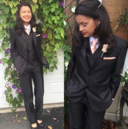 xonattymo:  girlinabowtie:  buzzfeedlgbt:  Let’s Hear It For All The Ladies Rocking Suits At Prom  Yaaaaasssss  probably-gayer-than-you