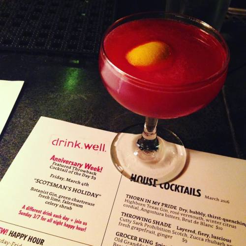 Happy anniversary @drinkwellaustin!