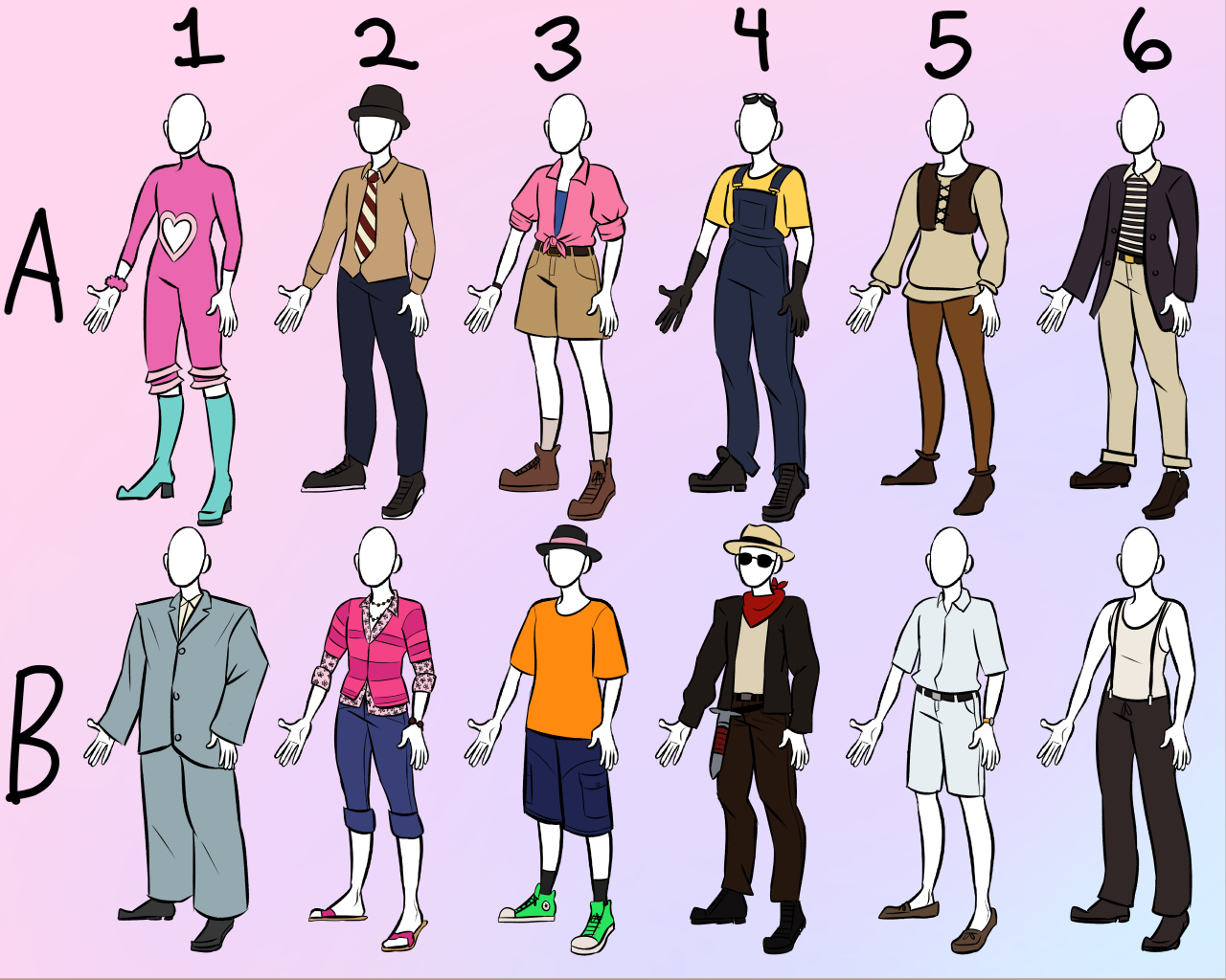 Drawing memes and other challenges - and-uwu: Outfit meme I made. Feel ...