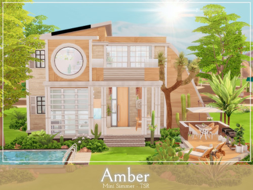  This is a modern medium sized house that can house from 1-5 sims. Lot Details:- Lot type: Residenti