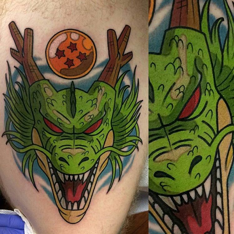 Laura Robson  Shenron Tattoo