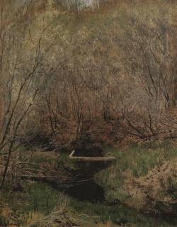 amare-habeo: Isaac Levitan (Russian, 1860-1900)  Spring in the Forest, N/D Oil on canvas via artist-levitan  