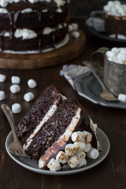 fullcravings:  Hot Chocolate Cake 