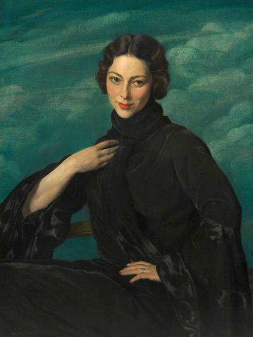 Pauline, Wife of the Artist (c.1930). Herbert James Gunn (Scottish, 1893-1964). Oil on can