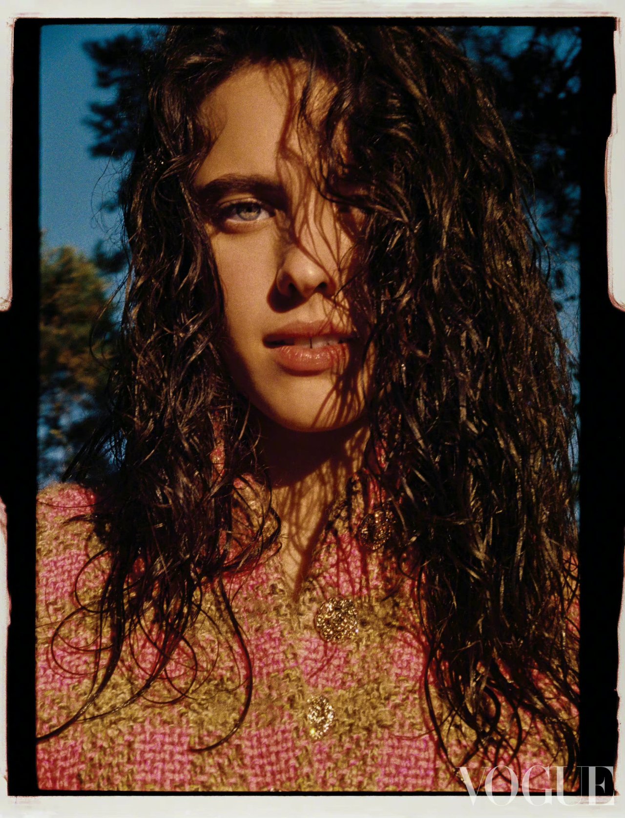 Margaret Qualley for Vogue China by Kate Bellm
 styled by Michelle Cameron
 French 70s forest house designed by Jacques Couë