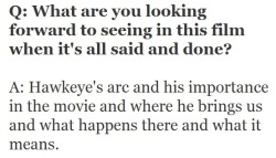 secretallie:—Robert Downey Jr. about AoUOh my God.