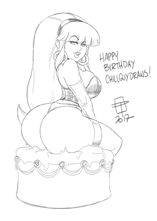 XXX chillguydraws: callmepo:   Happy Birthday photo