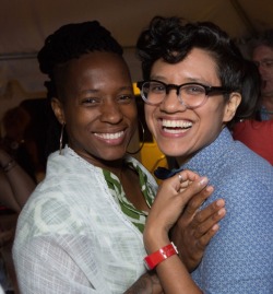 queerandbrown:  queerandbrown:  cheesy flashback #qpoc #blacklove #latin@  I’m the person in the blue shirt writing this…you see the gorgeous person next to me? I absolutely adore and love her. Make it a point, my friends, to show the people who are