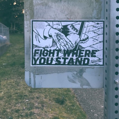 Anarchist poster in Olympia