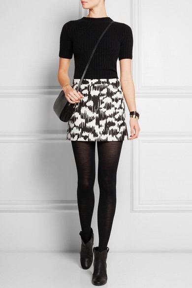 fashiontightsstyles: Wolford - Merino Wool-blend Tights - Black by Wolford api.shopstyle.com