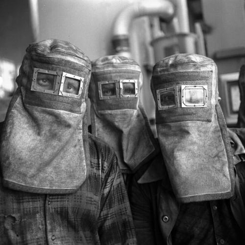 Henk-Heijmans:workers At The Huta Aluminum Factory, Konin, Poland, 1966 - By Aleksander