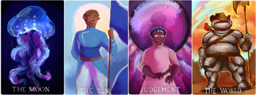 tuherrus: major arcana adventure zone style!! boy did this take a while to doall cards on my ta
