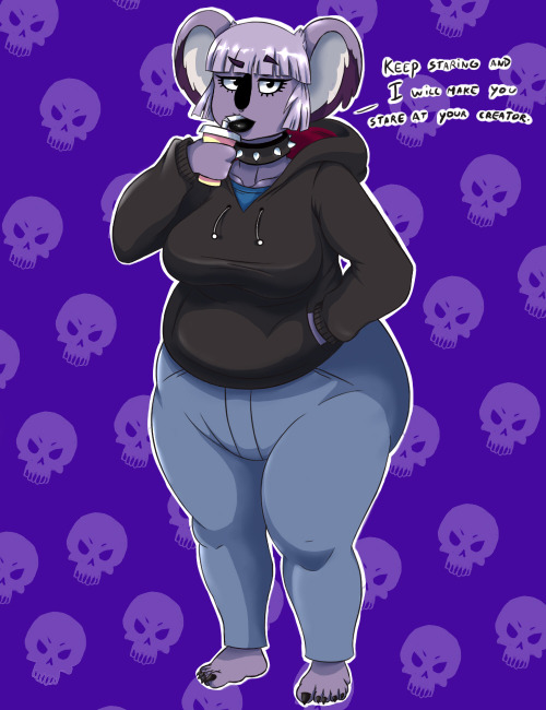 scaitblue:  askadamandrebecca:  A gift for scaitblue character’s name: Koko  OH MY GOD  what a nice gift ;w; thanks a lot i didnt expect it asjhdkashdkjasd i really love how you did my curvy koko , she is adorable in your style thanks a lot i adore