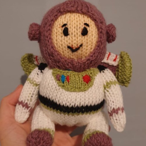 Buzz Lightyear finished, that’s two toy story characters now, few more to go through #knitting #knit