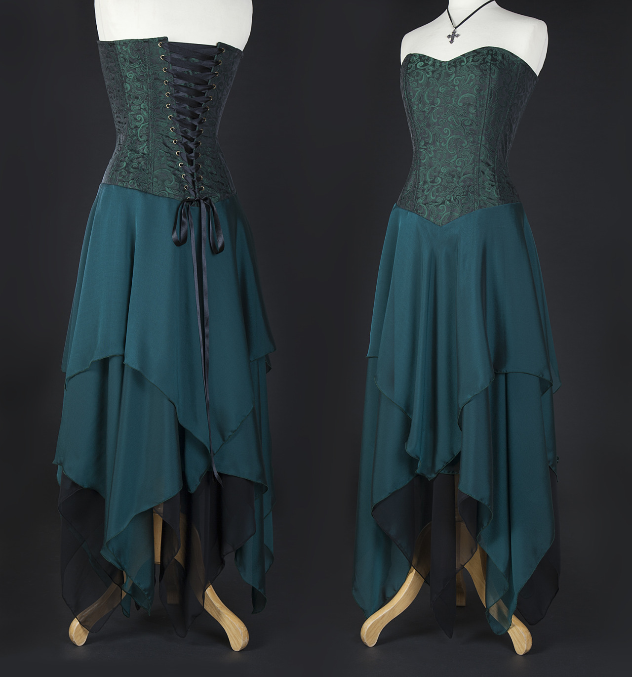 The Dark Angel Design Co — Corset Dress - The Dark Angel Design Co...