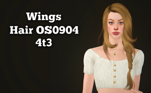 rollo-rolls: Wings Hair OE0726 & OS0904 4t3: ▬ OE0726 polycount: 23k ▬ OS0904 polycount: 17k ▬ c