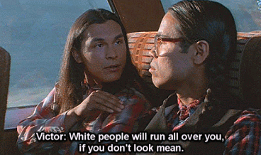 pinkeye-private-i:  Smoke Signals (1998) Dir. Chris Eyre. “This ain’t Dances