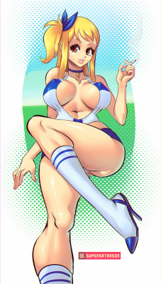 supersatansister:  Bimbo Lucy Heartfilia,