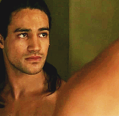 northernbluetwo:Nagron Gestures: Agron pats Nasir