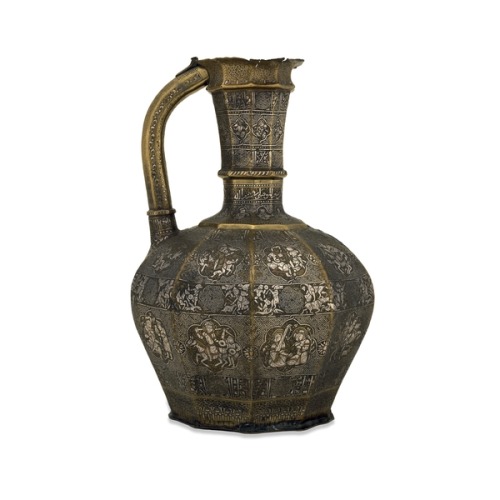 The Blacas EwerFrom Mosul, northern Iraq, AH 629 / AD 1232Decorated with courtly scenes.This ewer ma